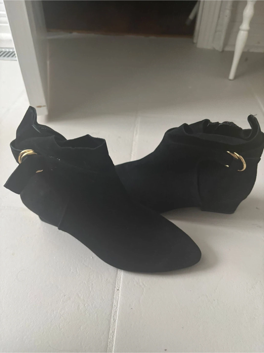 Nine West Black Ankle Boots - Size 8M