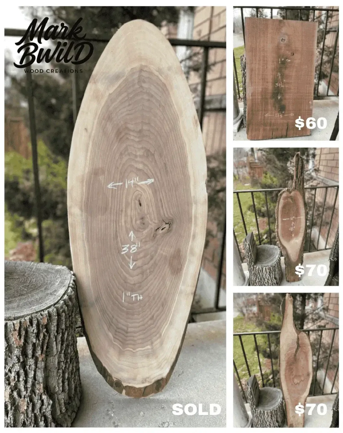 Black Walnut Wood Slabs image indicator(2)