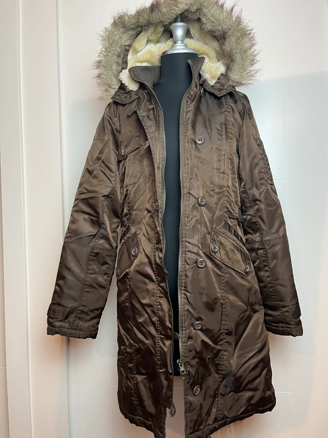 Le Chateau Brown Winter Coat XS