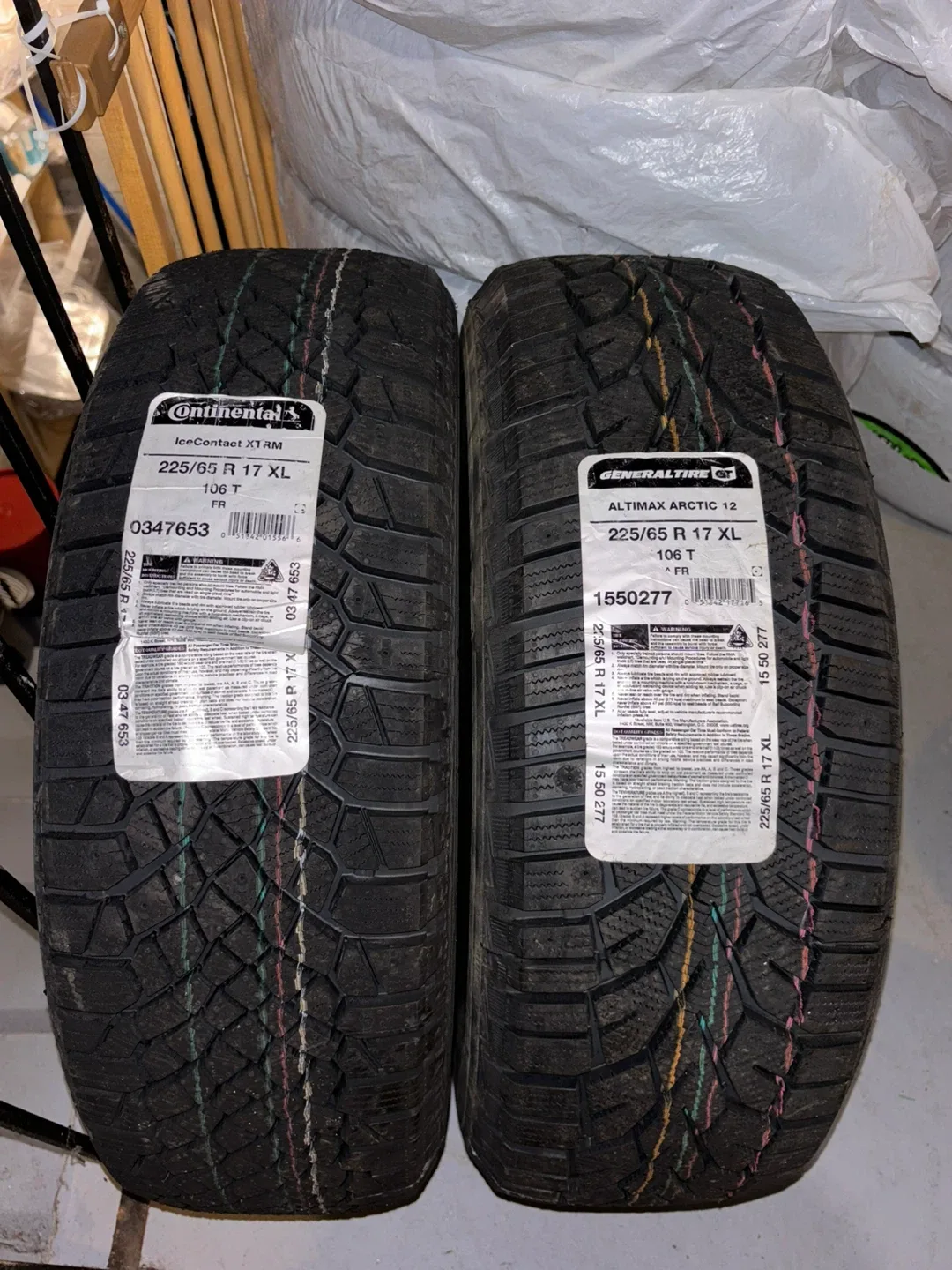 BRAND NEW- Continental & General Tire 225/65R17 XL