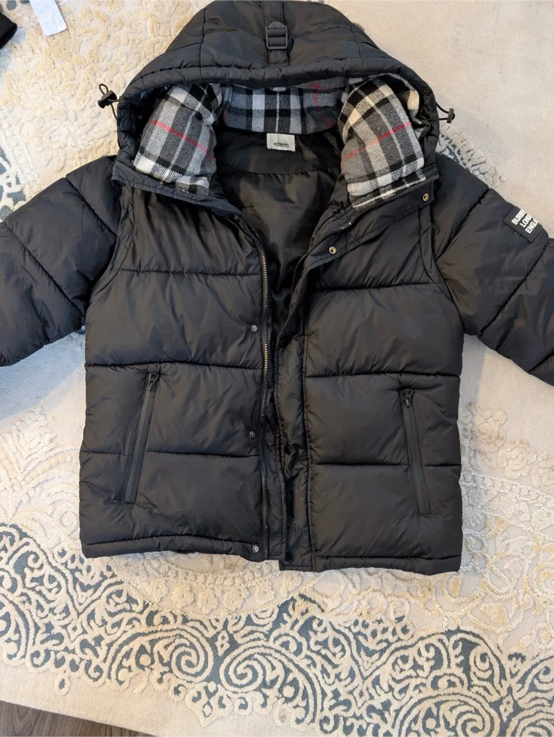 Burberry Black Puffer Jacket