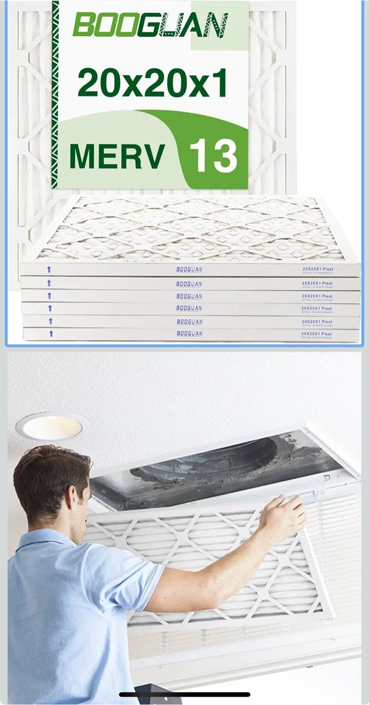 Filters 20x20x1 MERV 13 Air Filters Pleated Filters (6-Pack) image indicator(4)