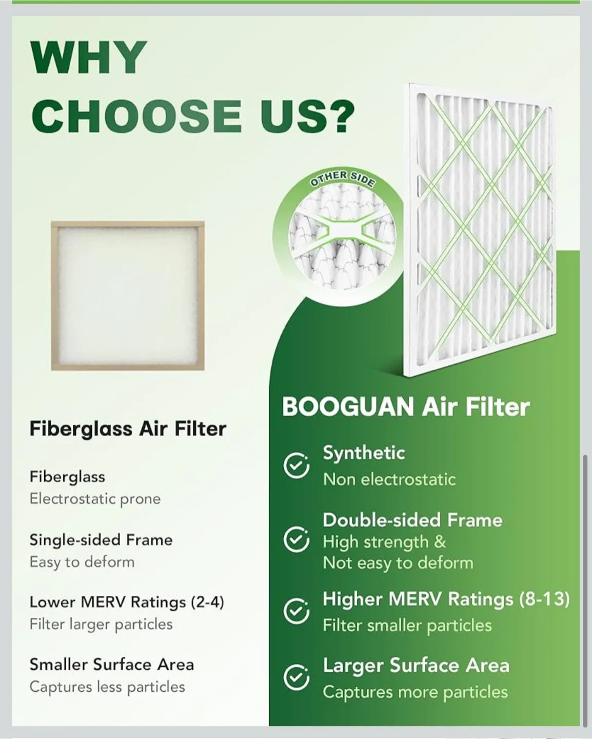 Filters 20x20x1 MERV 13 Air Filters Pleated Filters (6-Pack) image indicator(2)