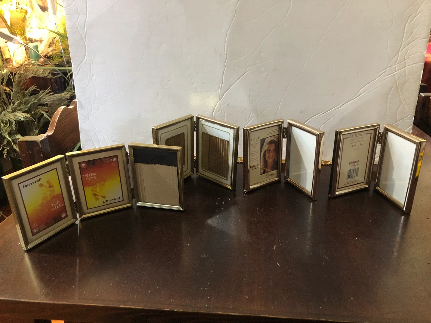 Vintage Brass Picture Frames.