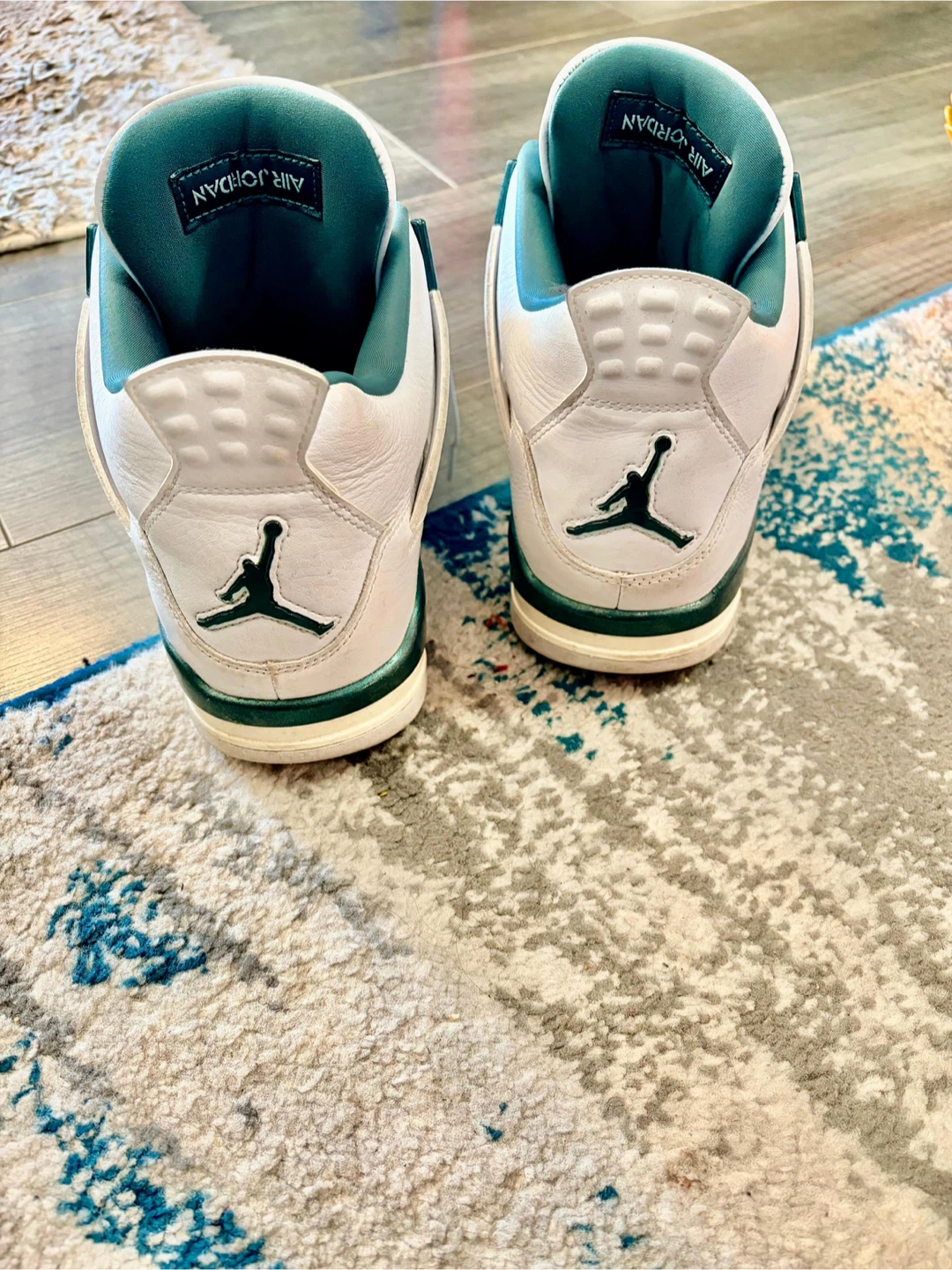 Air Jordan 4 Retro White Emerald US 10.5 - photo 2