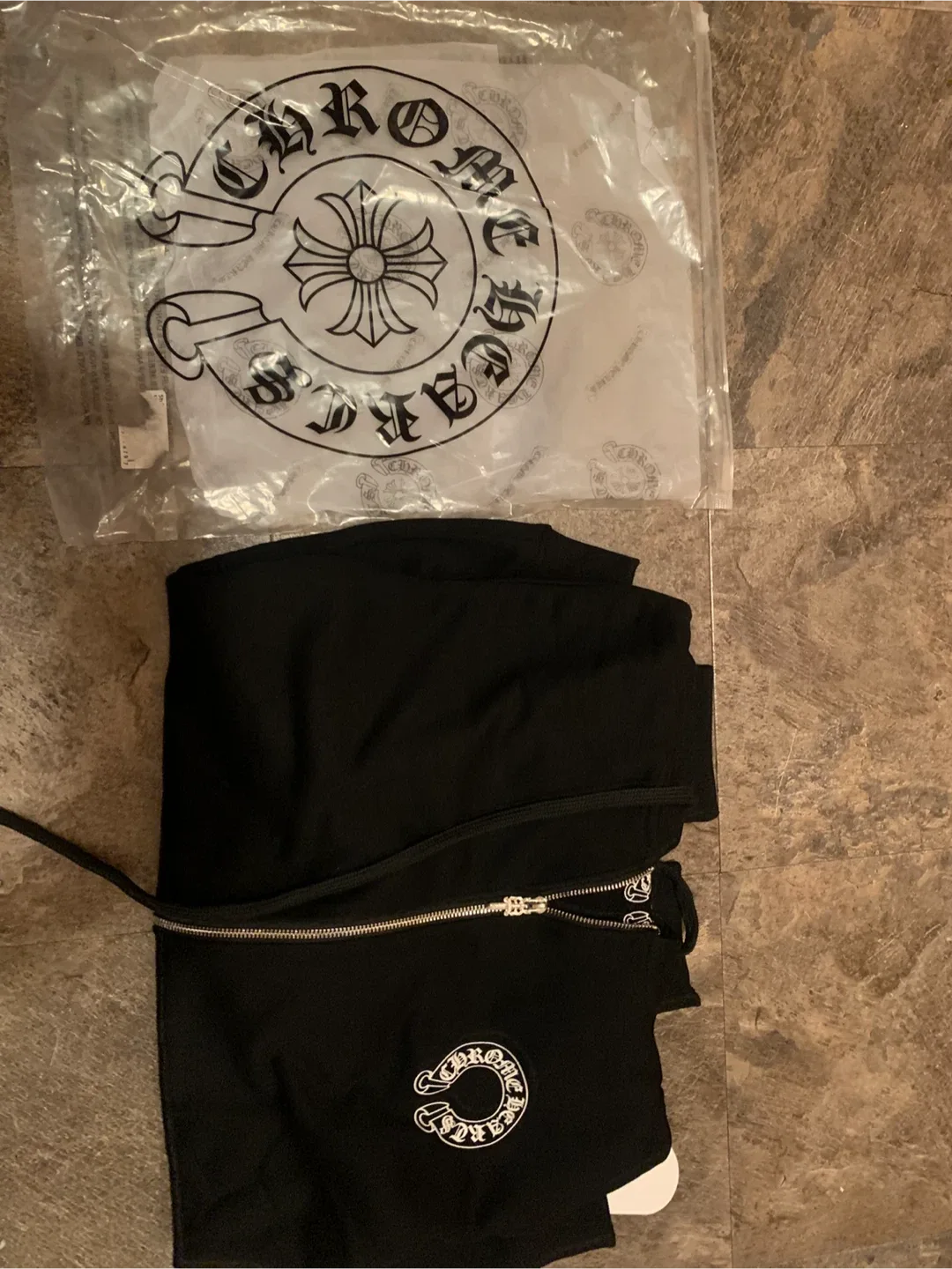 Chrome Hearts Black Zip-Up Hoodie image indicator(3)