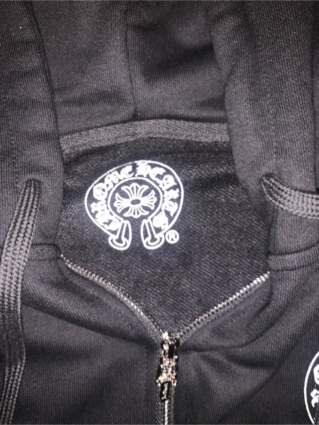 Chrome Hearts Black Zip-Up Hoodie image indicator(4)