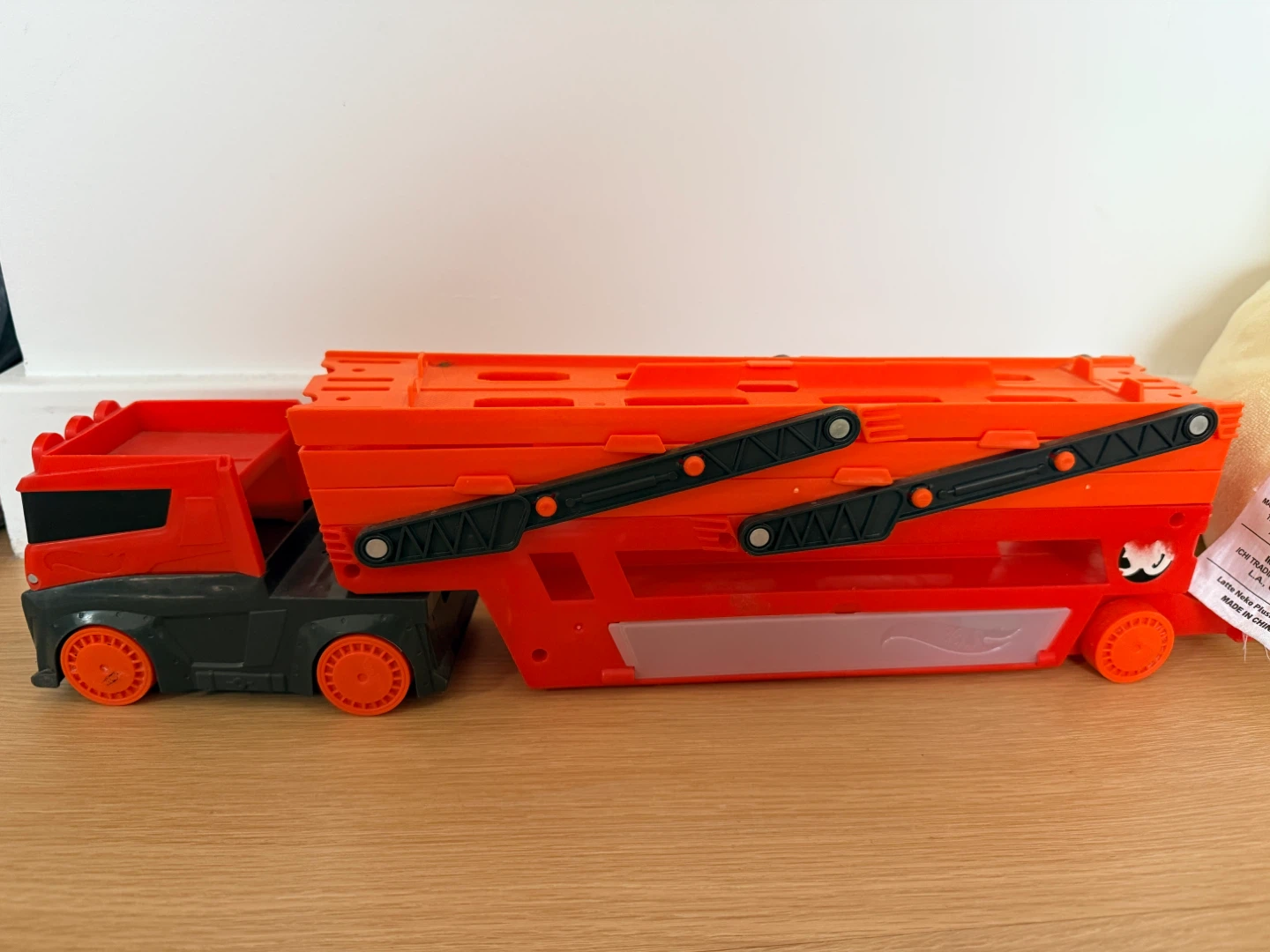 Hot Wheels Orange Car Carrier Truck
