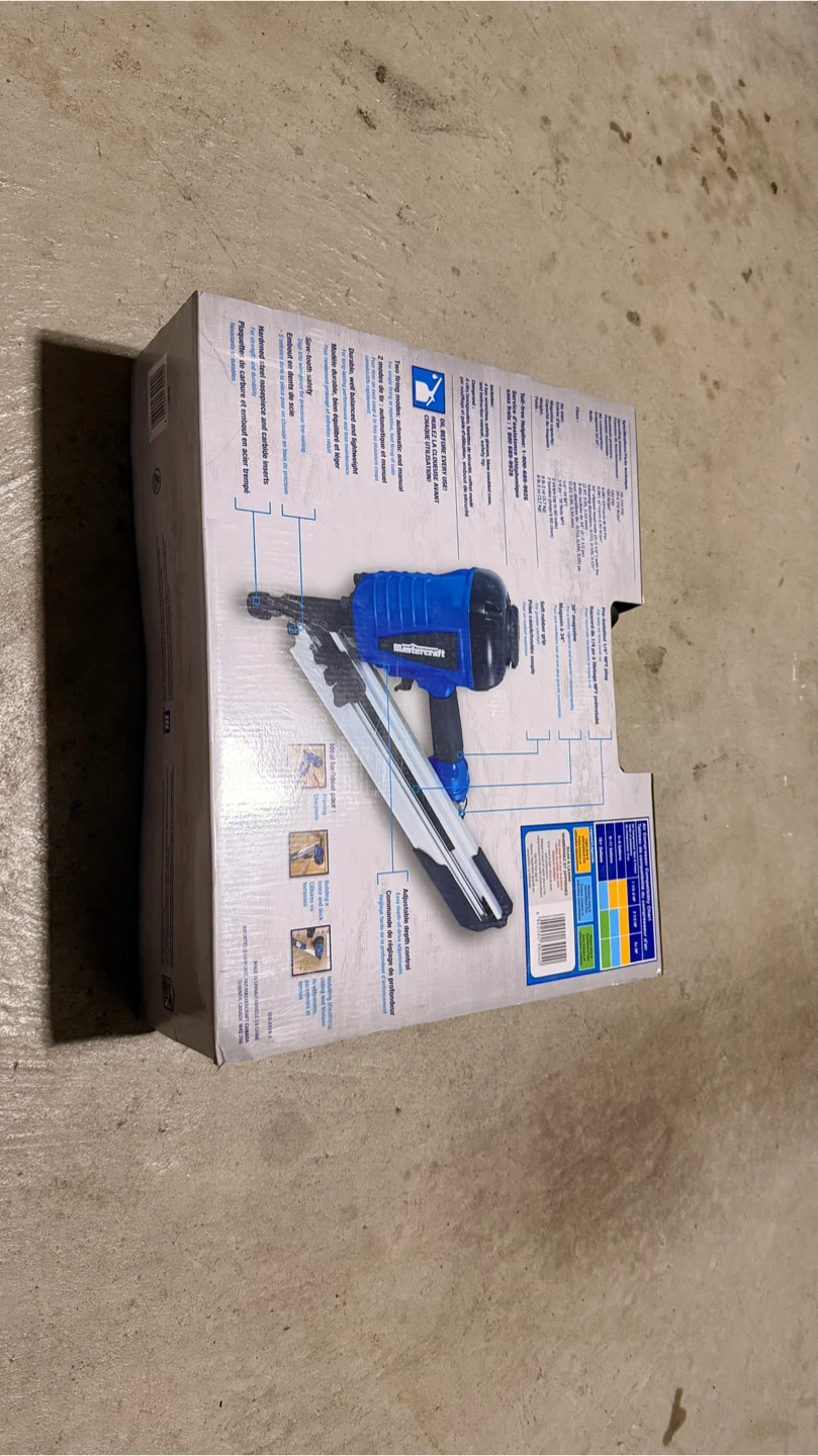 Mastercraft Clipped-Head Framing Nailer - Like New! - photo 2