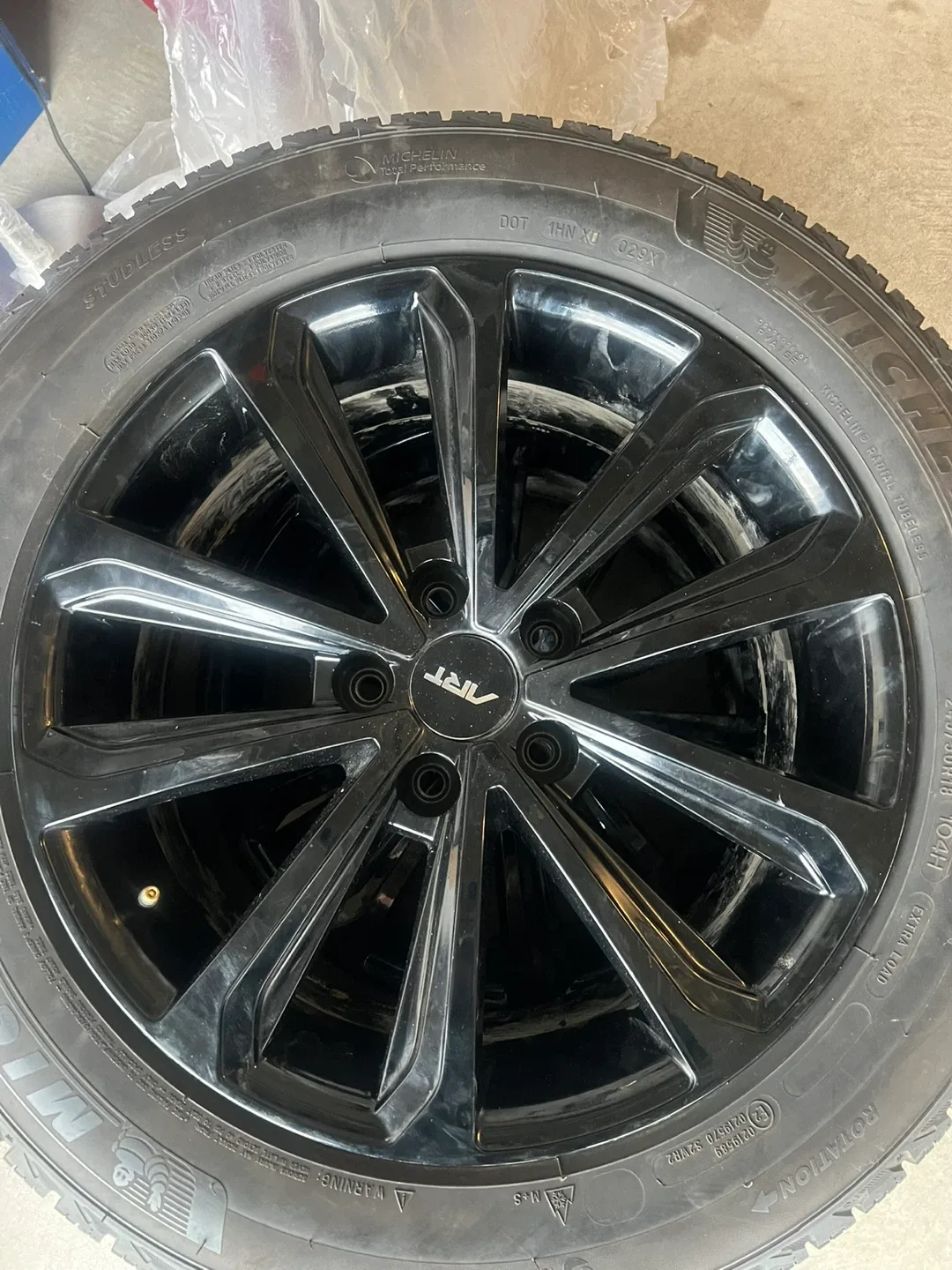 Set of 3 ART Black Winter Tires 245/50 R18 image indicator(5)