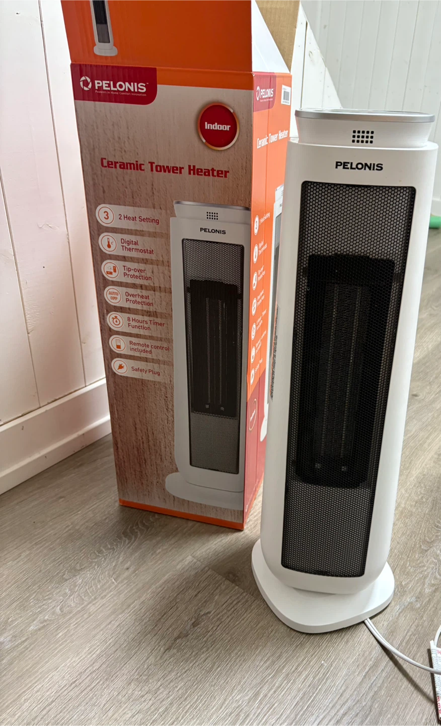 Pelonis Ceramic Tower Heater - Like New! - photo 2