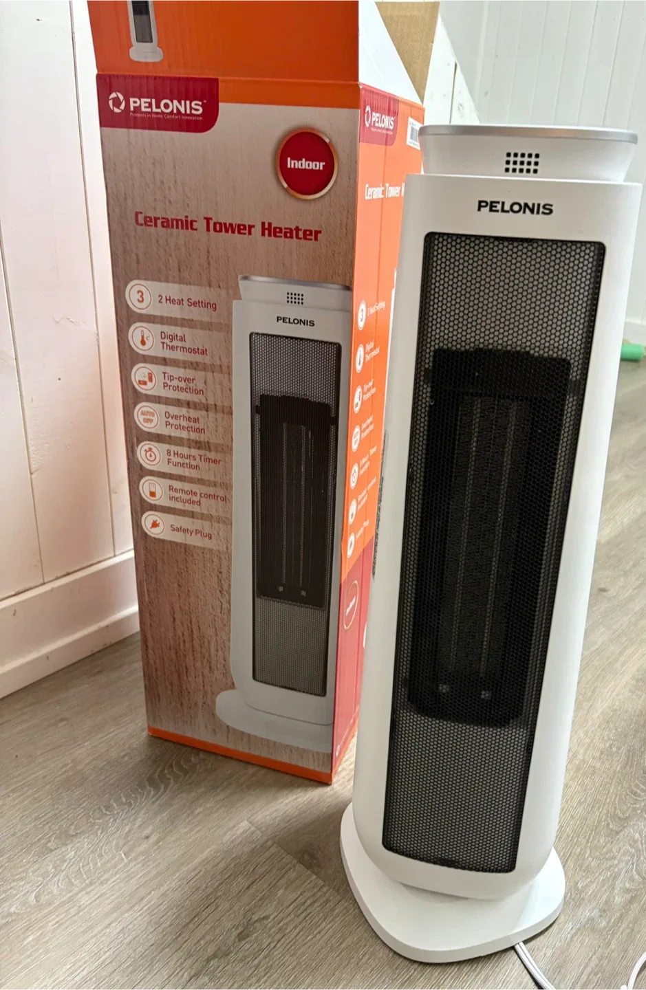 Pelonis Ceramic Tower Heater - Like New!