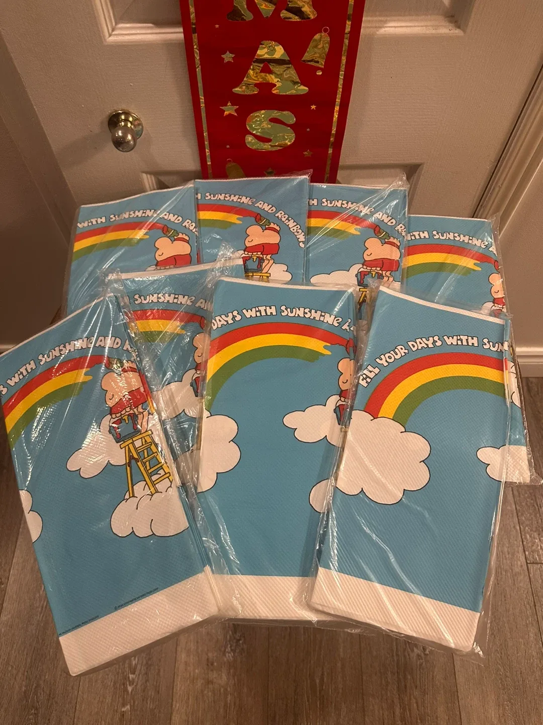 8 New big table cloths- Sunshine & Rainbows, New