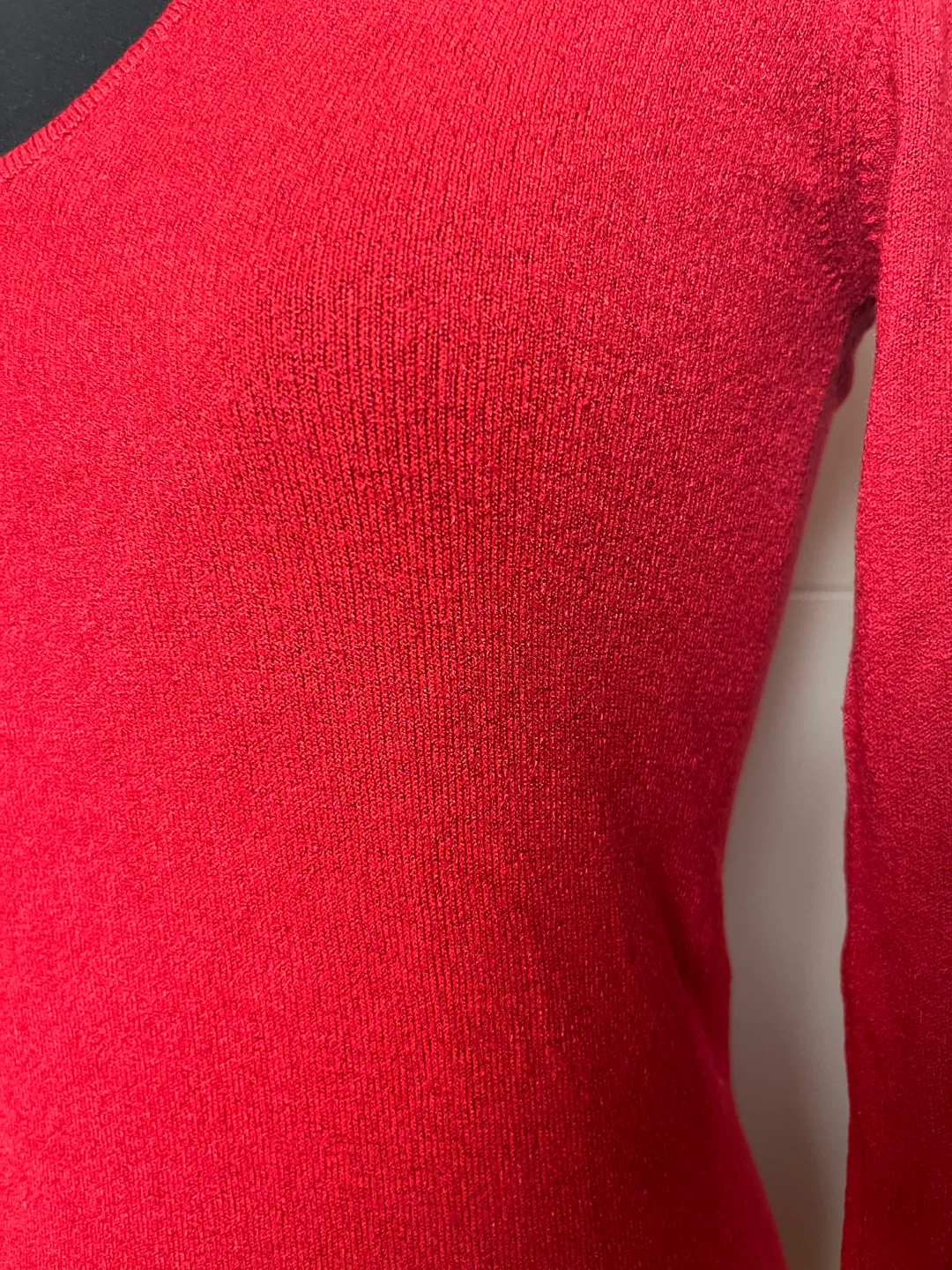 PEG Red Knit Top Size S - photo 3
