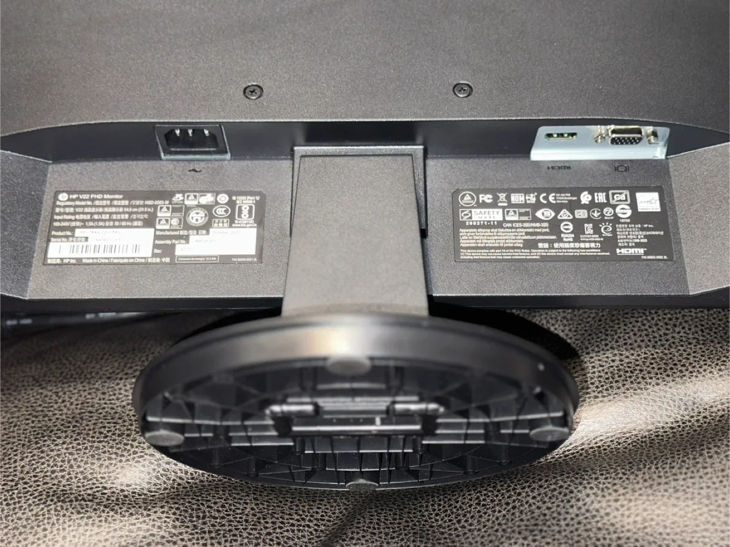 HP V22 FHD Monitor - 1920 x 1080 Resolution image indicator(6)