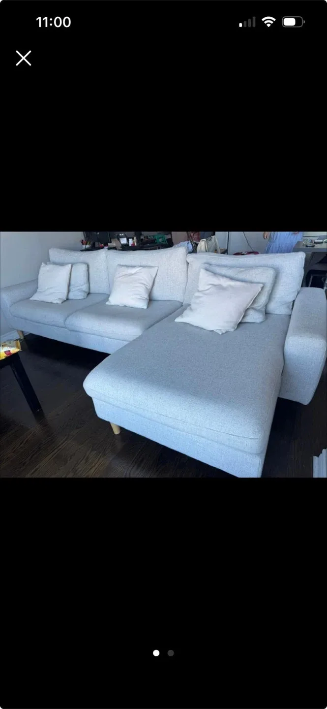 Light Grey Sectional Sofa