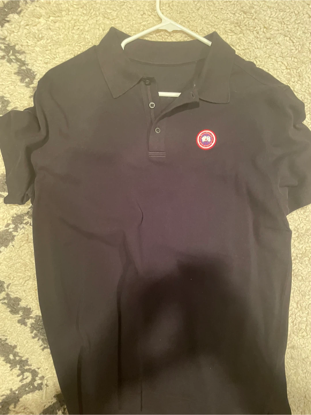 100% AuthenticCanada Goose Polo Shirt - Black