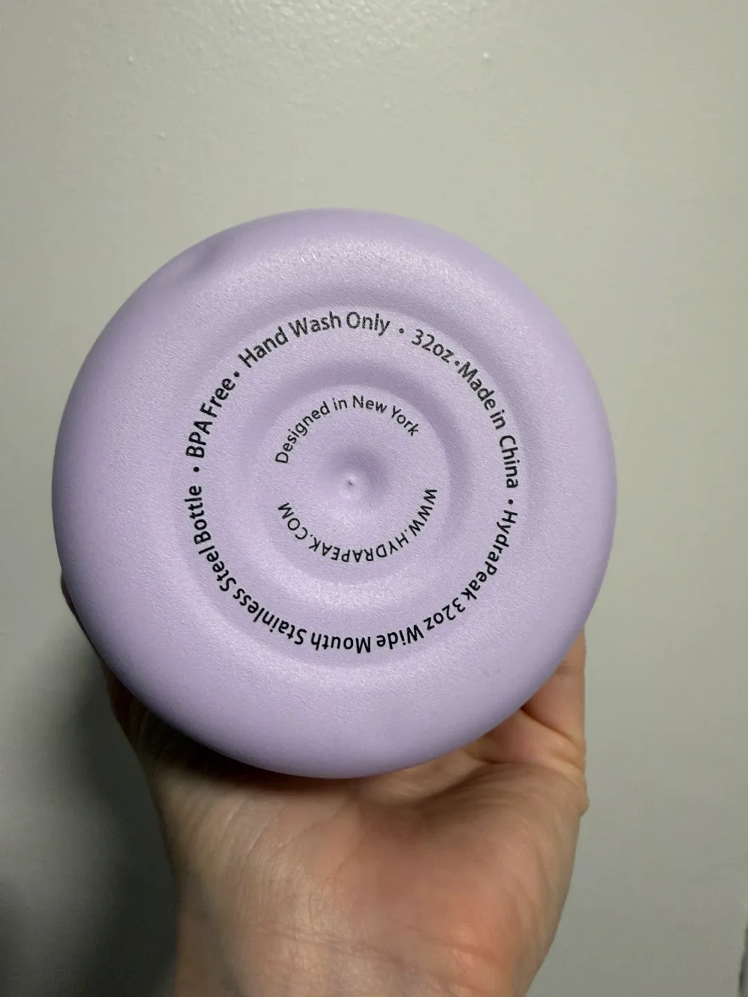 Hydrapeak 32oz Lilac Water Bottle image indicator(2)