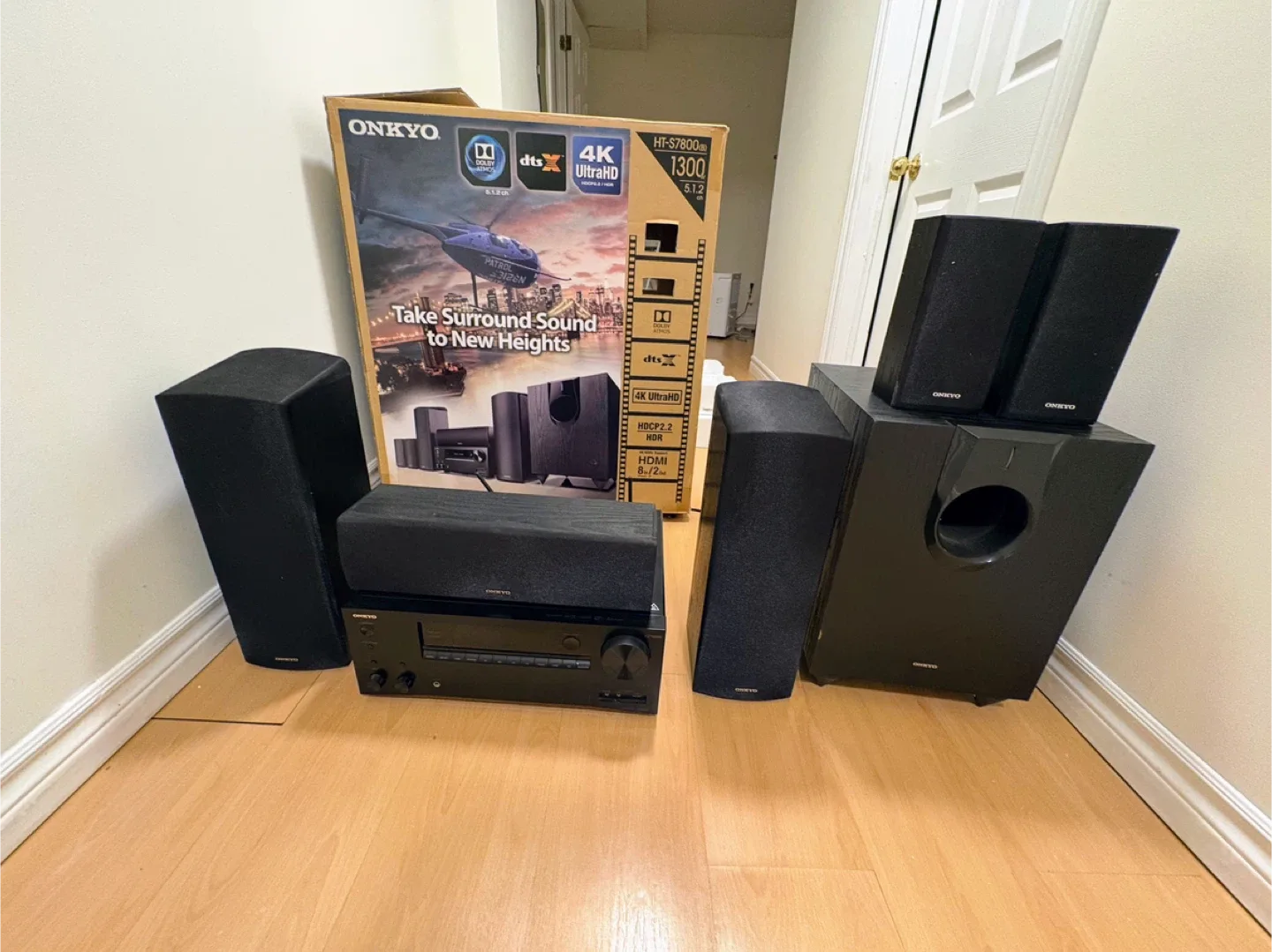 Onkyo ST7800 (B) - 5.1.2 Ch Dolby Atmos Home Theatre system