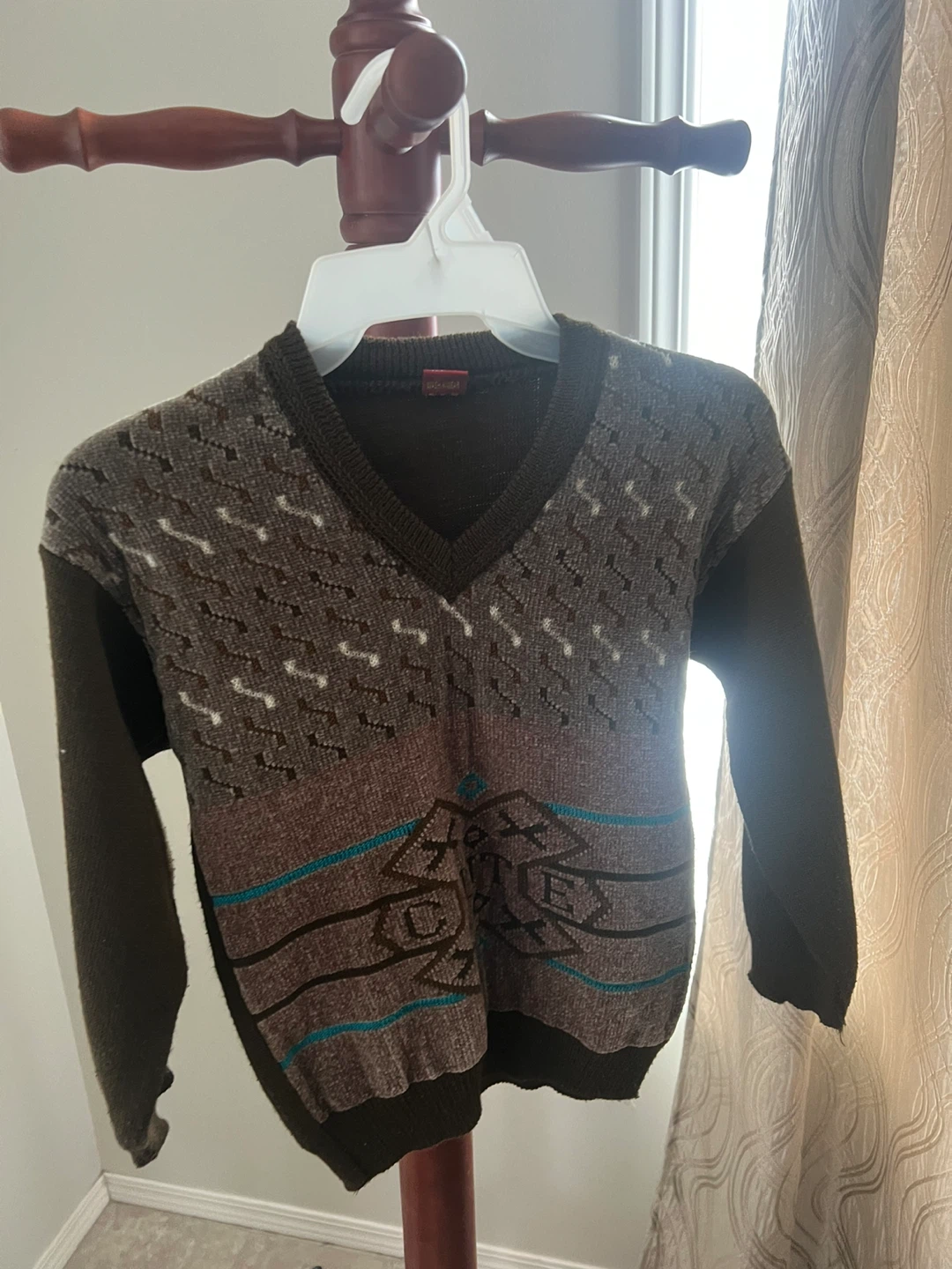 Boys' Brown Patterned Sweater size 6 - photo 3