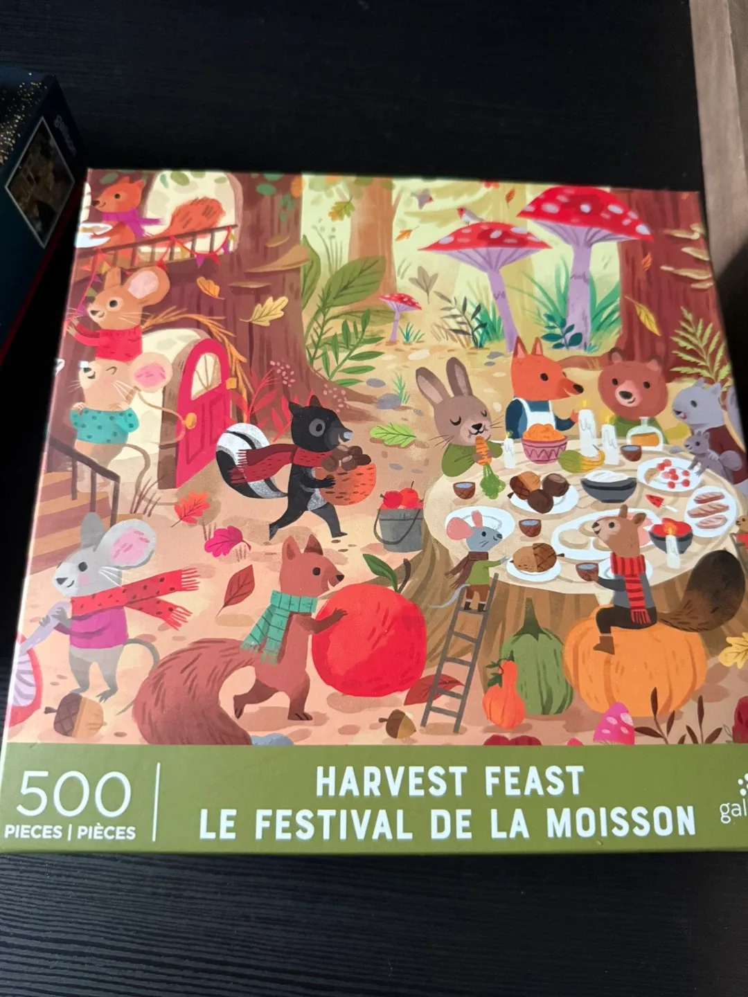 New Galison Harvest Feast 500 Piece Puzzle