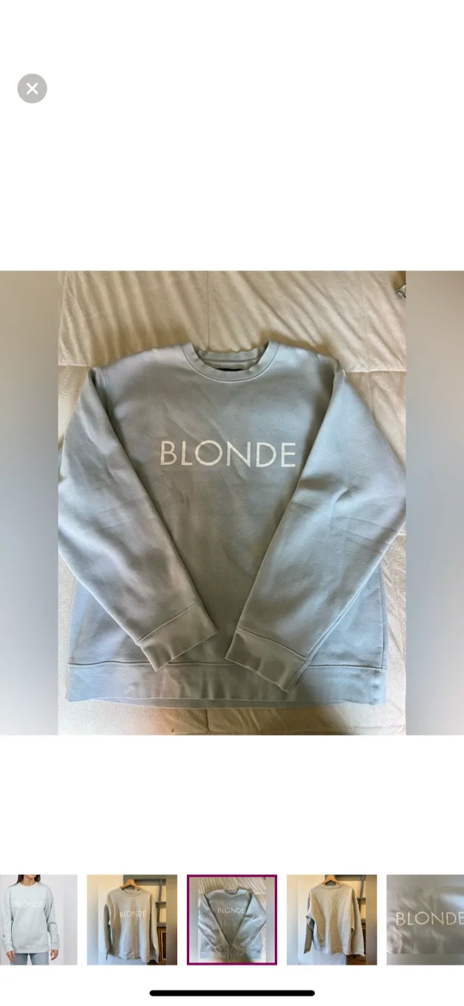 Blonde Crewneck Sweatshirt - Size L/XL image indicator(3)