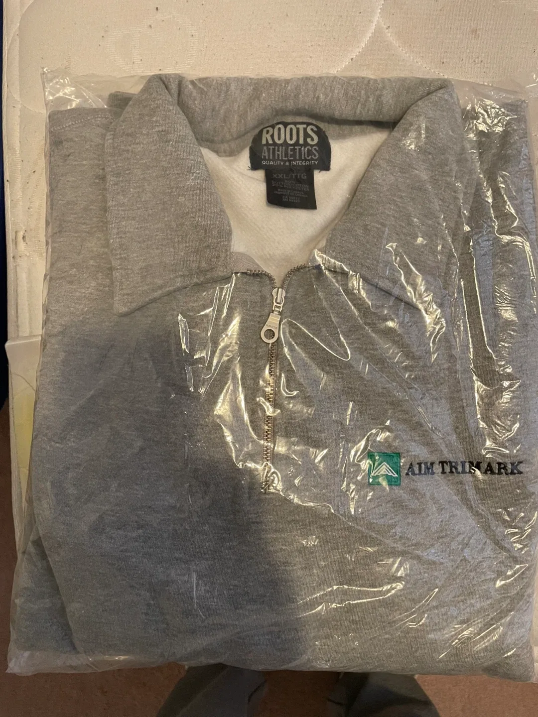 New Roots Athletics XXLT Gray 1/4 Zip