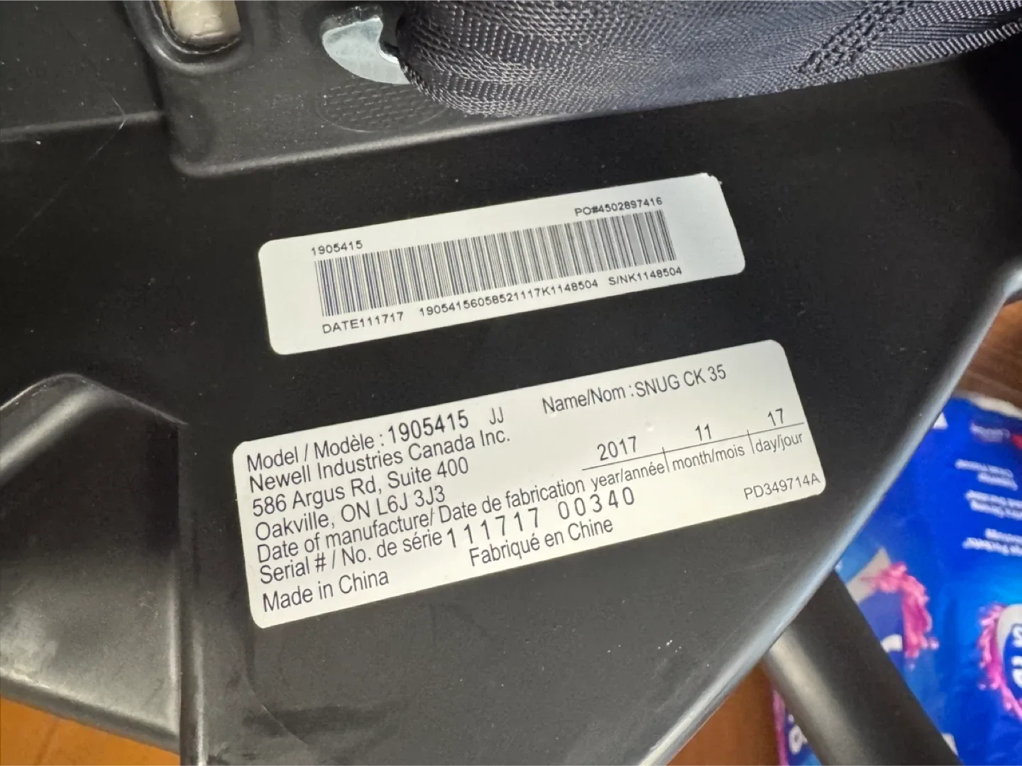 Graco SnugRide 35 Click Connect Infant Car Seat image indicator(5)