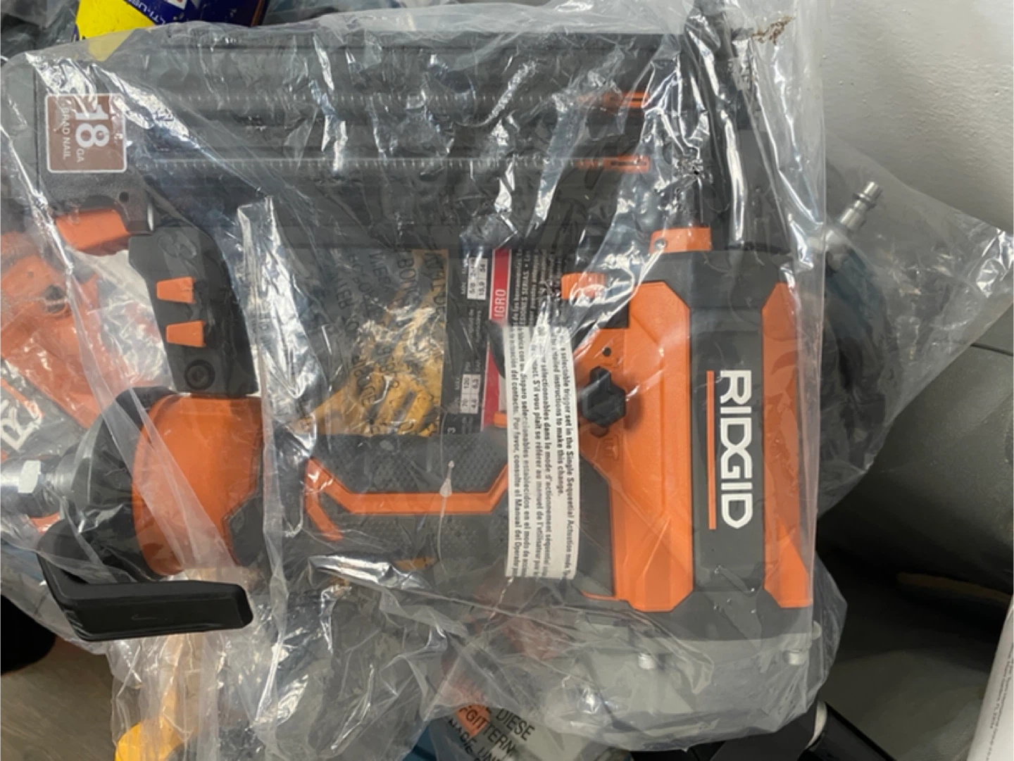 RIDGID 18 Gauge Brad Nailer - New! - photo 2