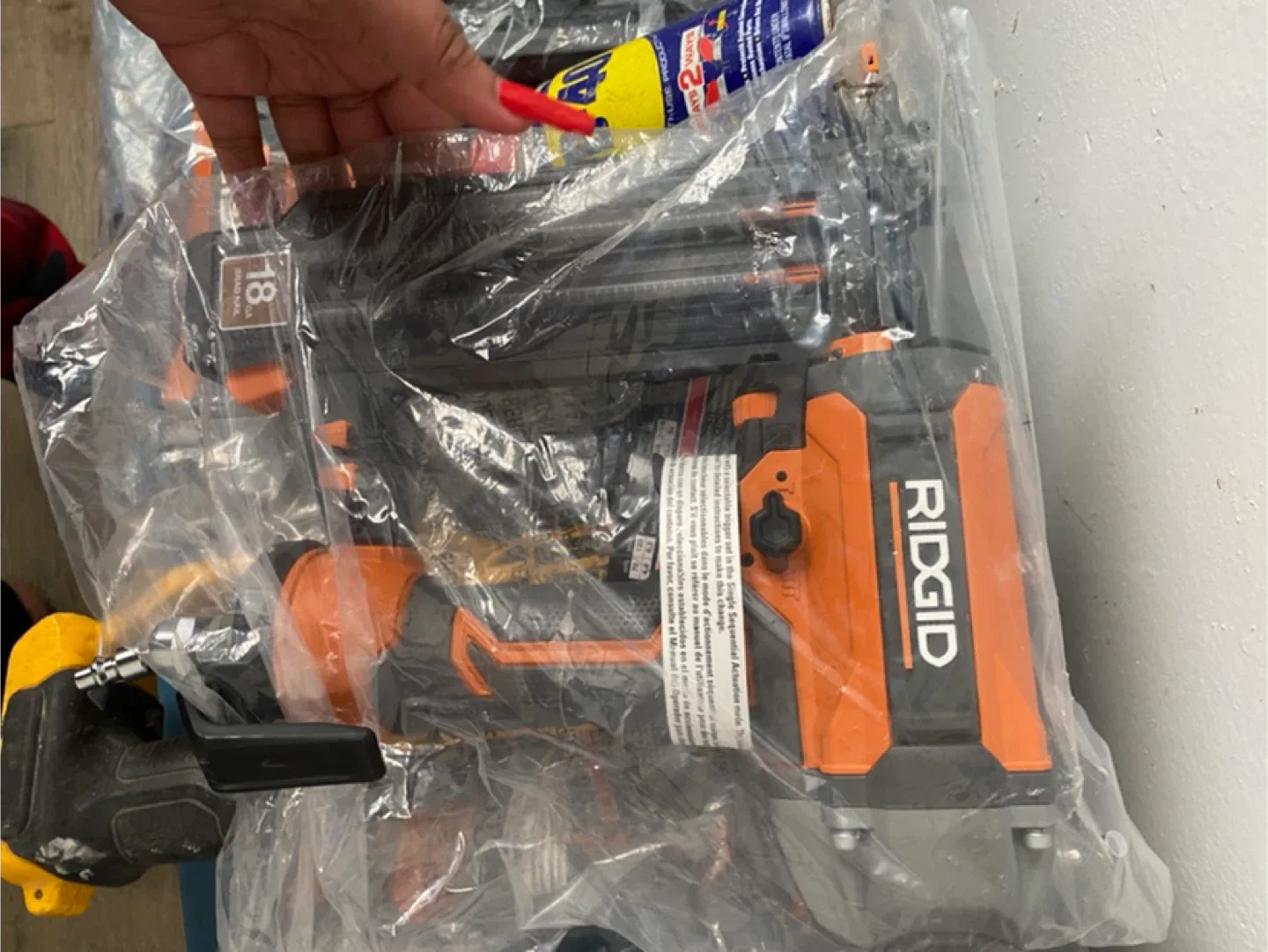 RIDGID 18 Gauge Brad Nailer - New!