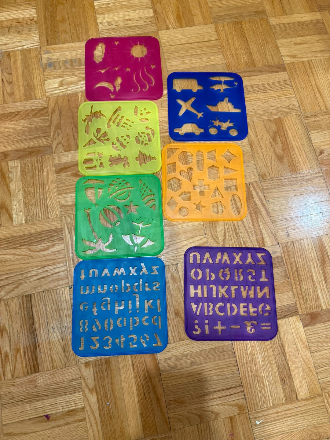 Kids Stencil Set - Assorted Shapes