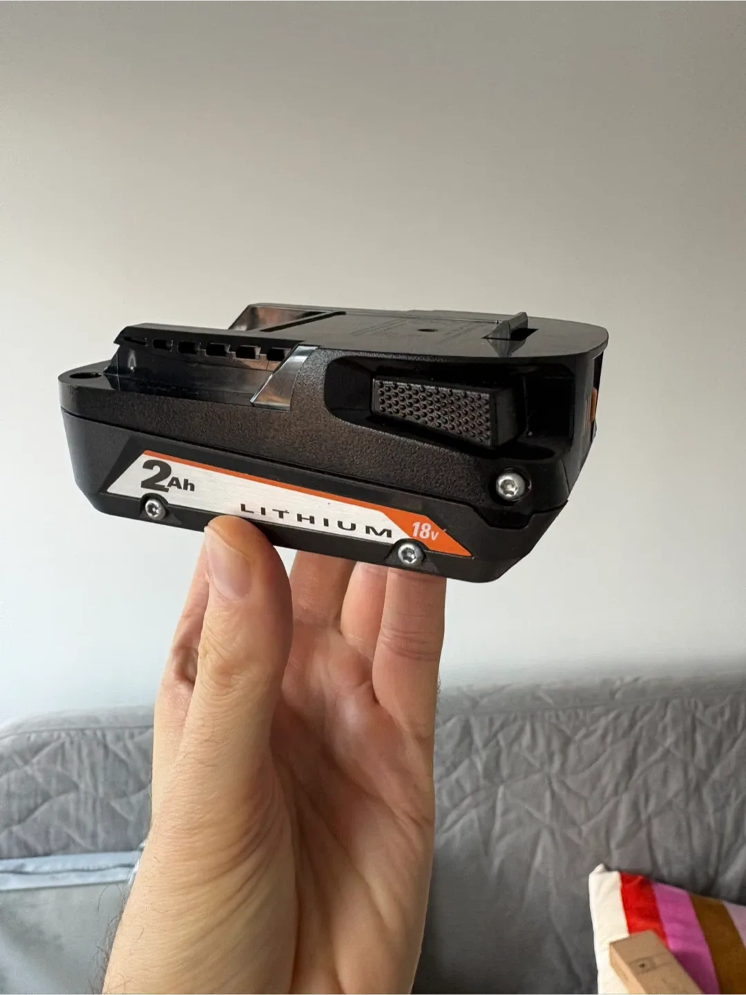 New: RIDGID 18V Lithium-Ion 2.0 Ah Battery image indicator(7)