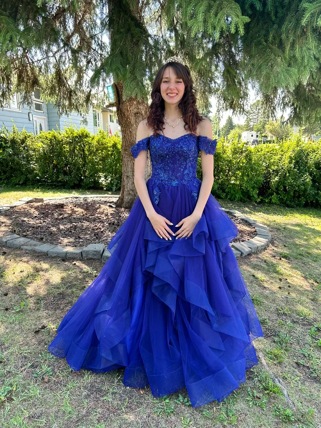 Ellie Wilde EW35084 Glitter Tulle Ballgown image indicator(2)