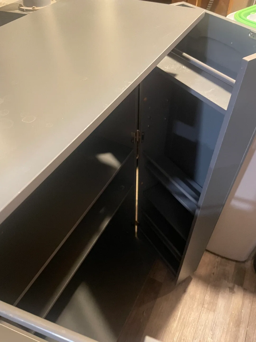 HOMCOM Kitchen Pantry Cabinet - Grey image indicator(6)