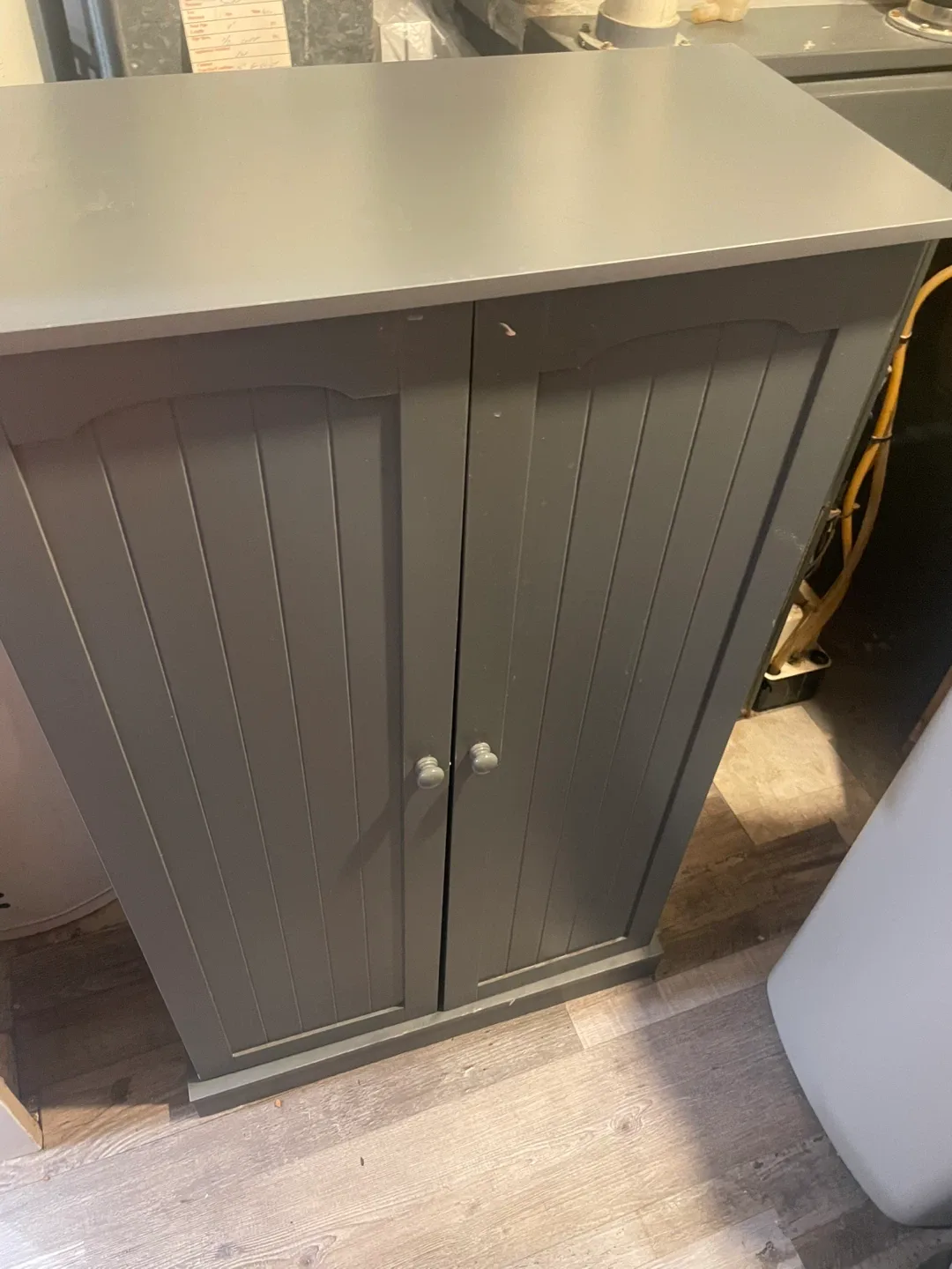 HOMCOM Kitchen Pantry Cabinet - Grey image indicator(3)