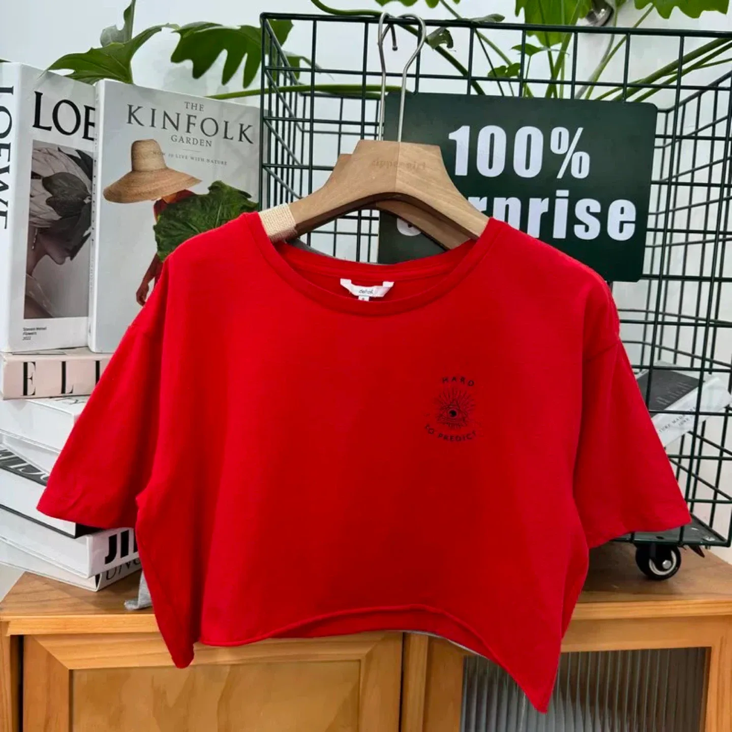 New Red Cropped T-Shirt