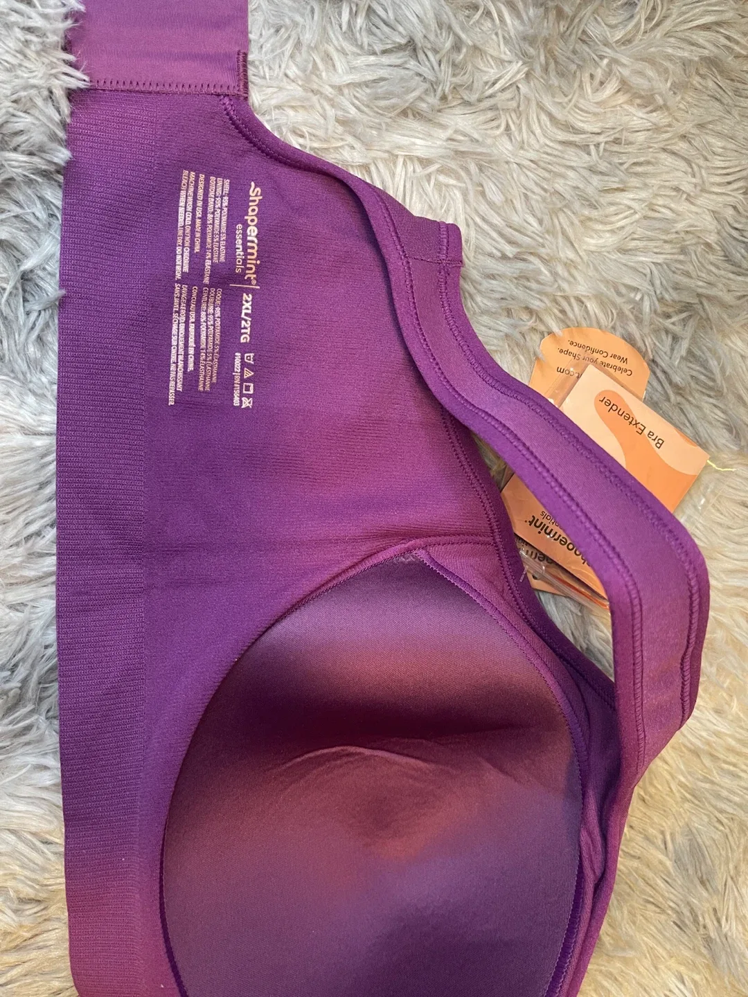 Shapermint Essentials Wireless Shaper Bra 2XL image indicator(4)