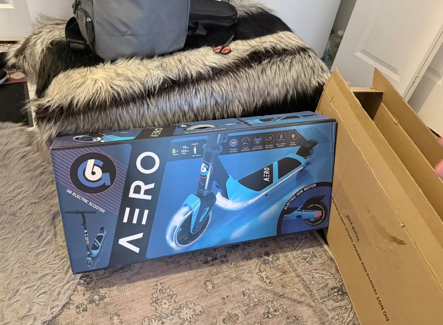 Aero G6 Electric Scooter - Blue