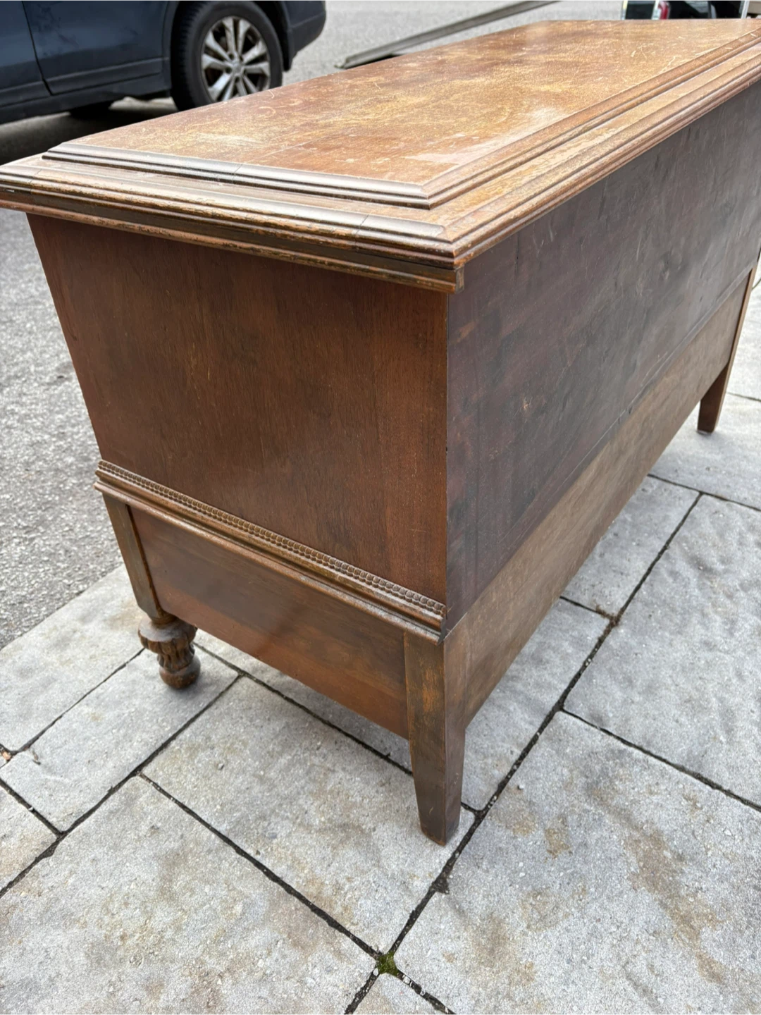 Antique Wooden Chest - photo 4