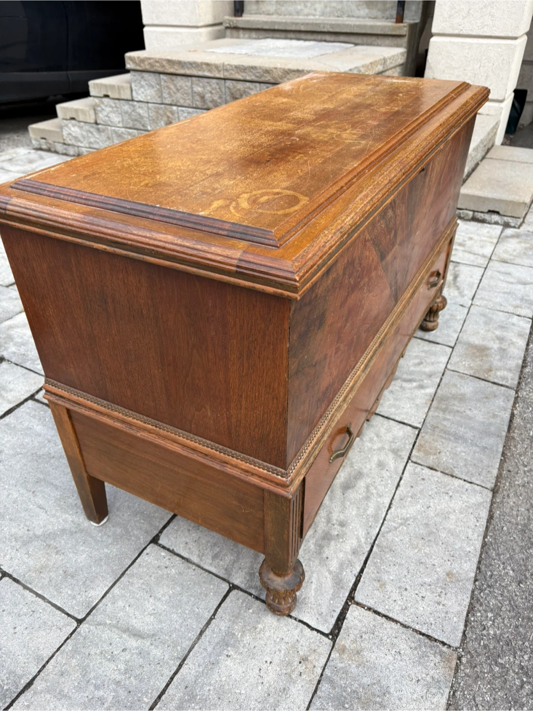 Antique Wooden Chest - photo 2