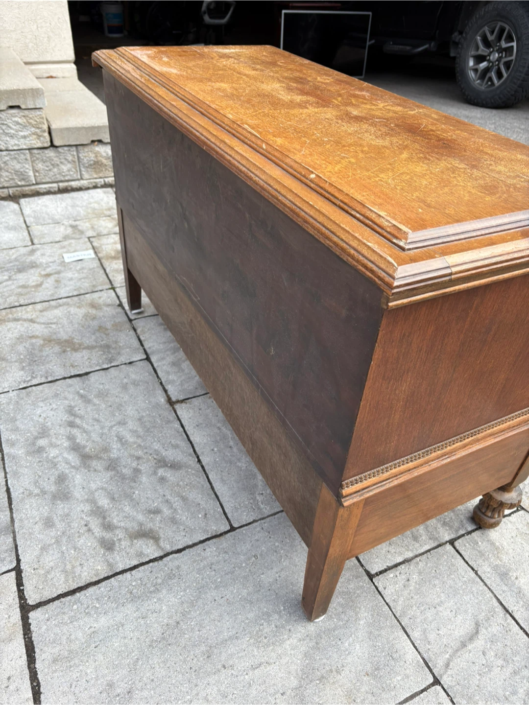 Antique Wooden Chest - photo 3