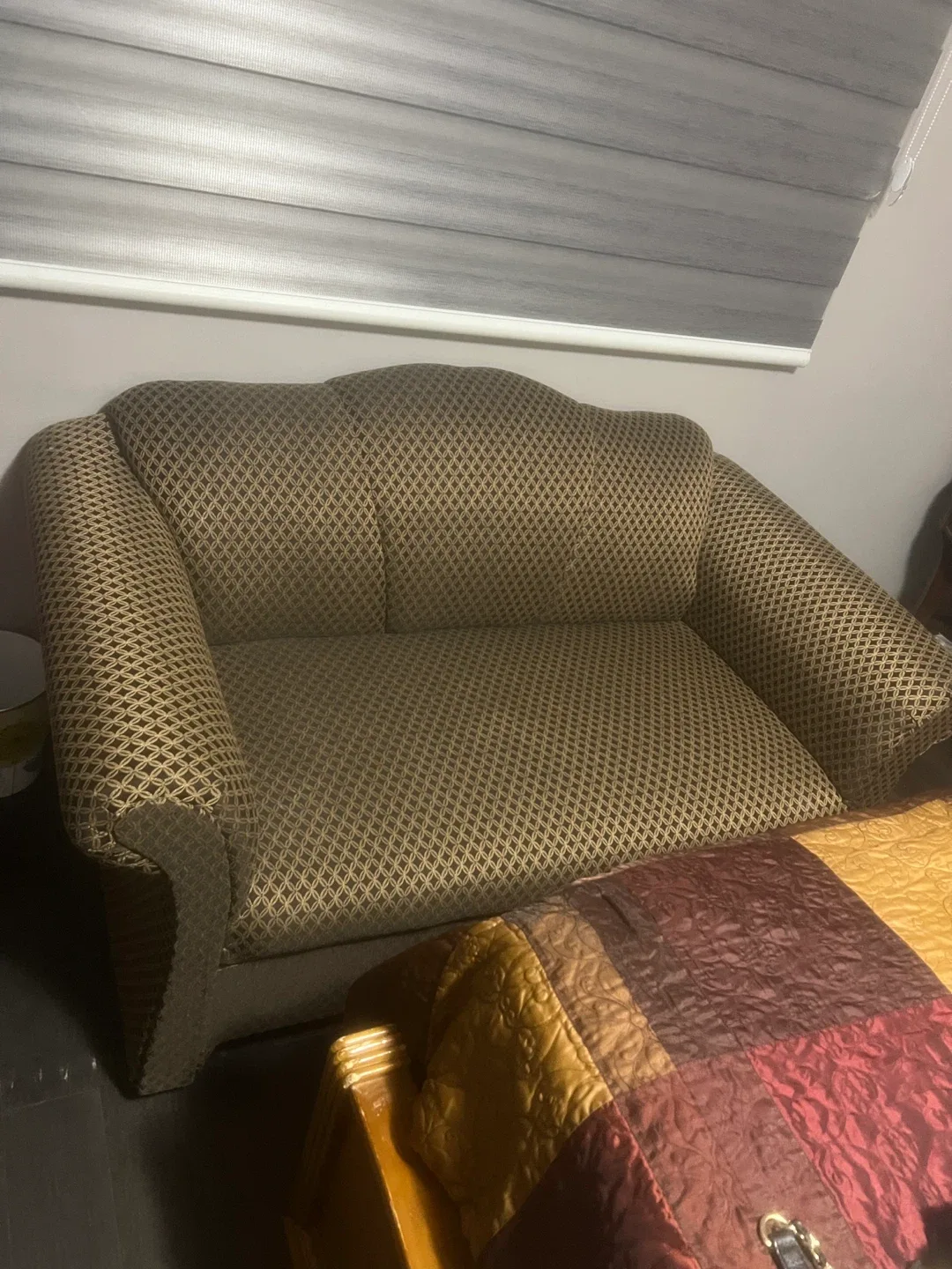 Patterned Loveseat Sofa