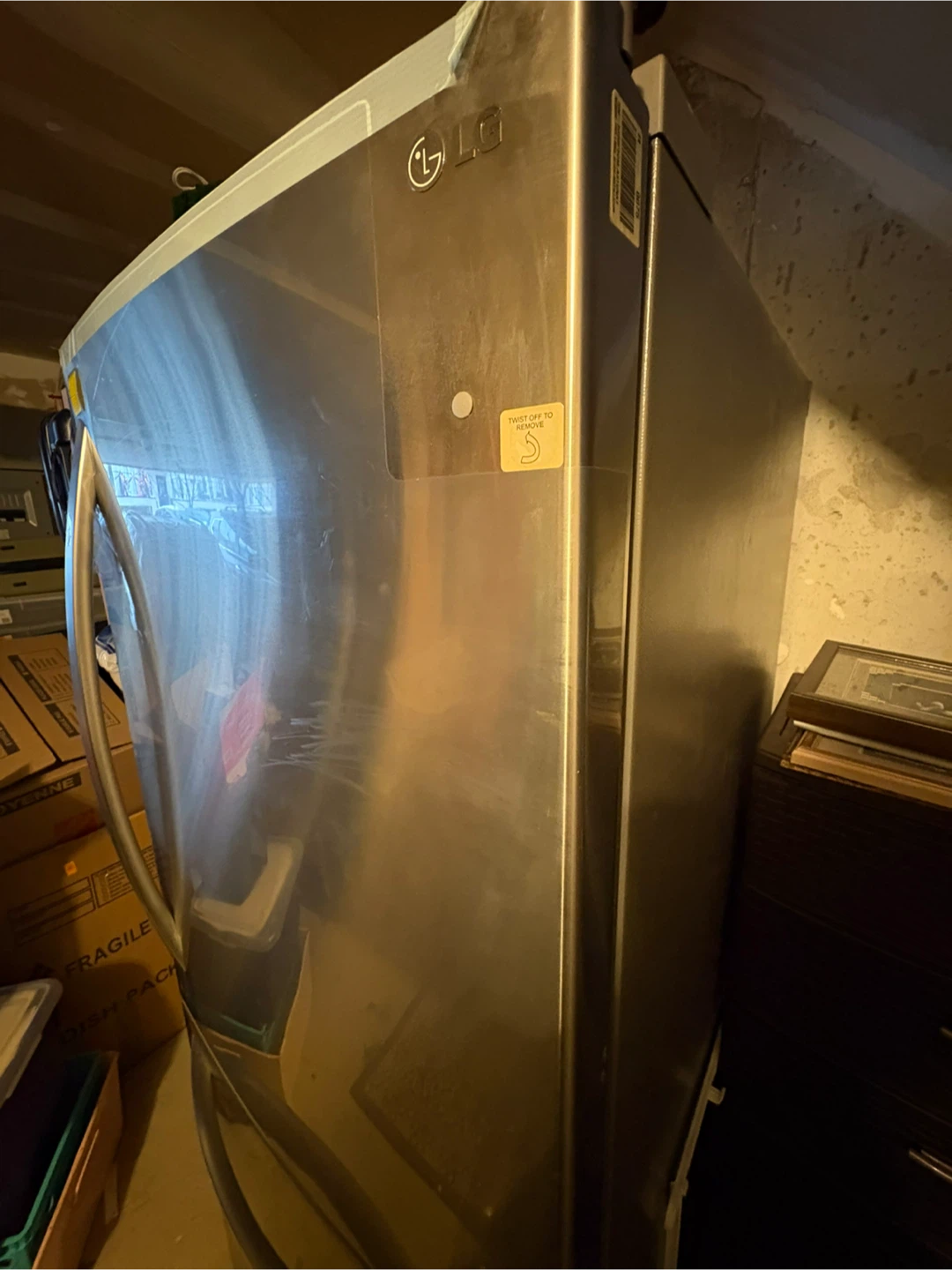 LG Stainless Steel Refrigerator & Freezer - photo 3