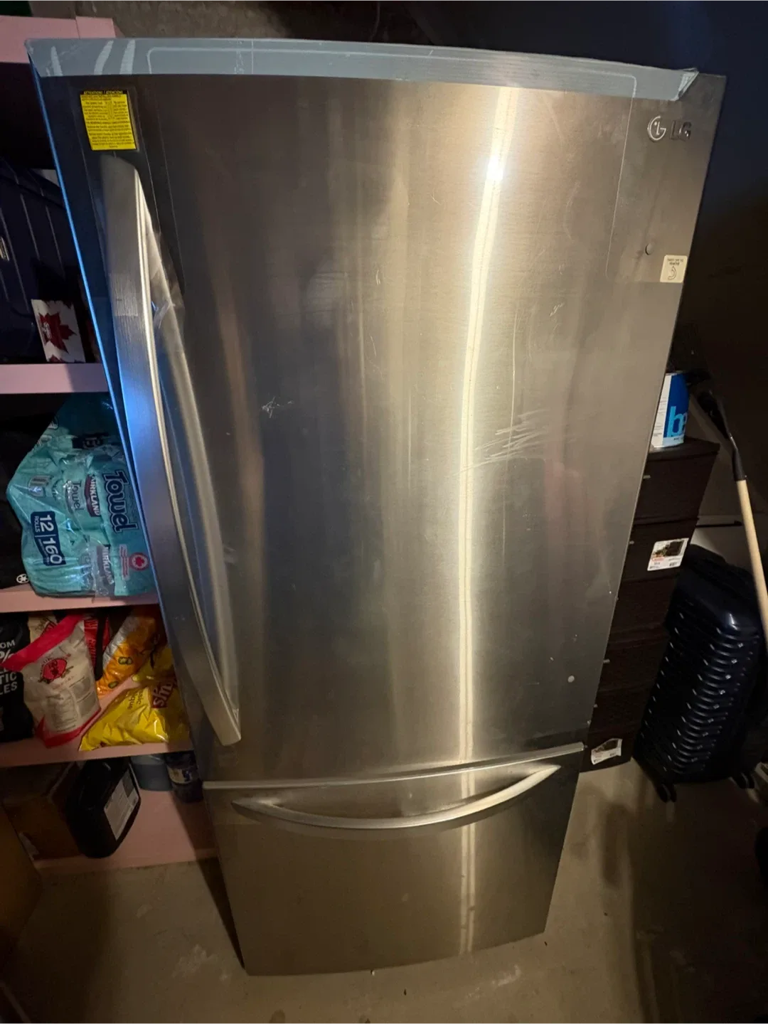 LG Stainless Steel Refrigerator & Freezer