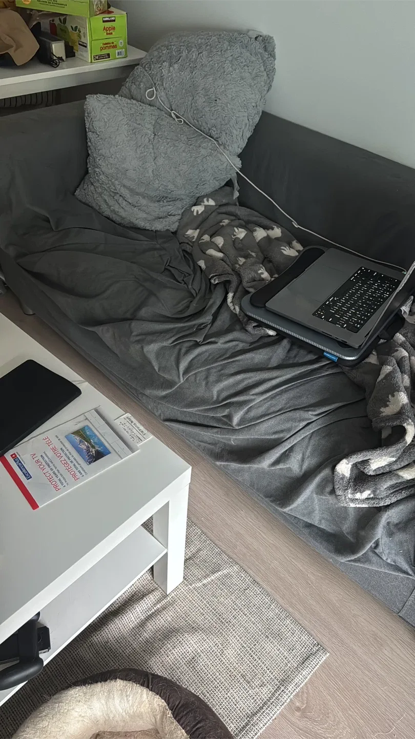 Grey Futon Couch image indicator(3)