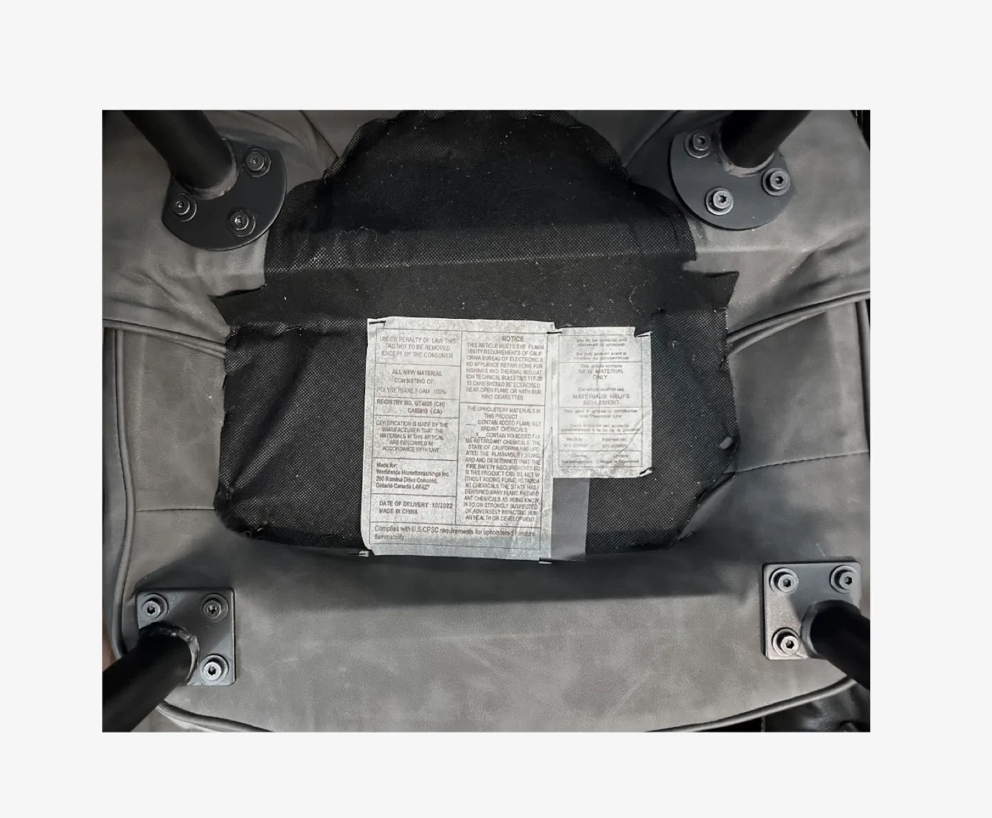 Set of 2 Gray Upholstered Dining Chairs image indicator(7)