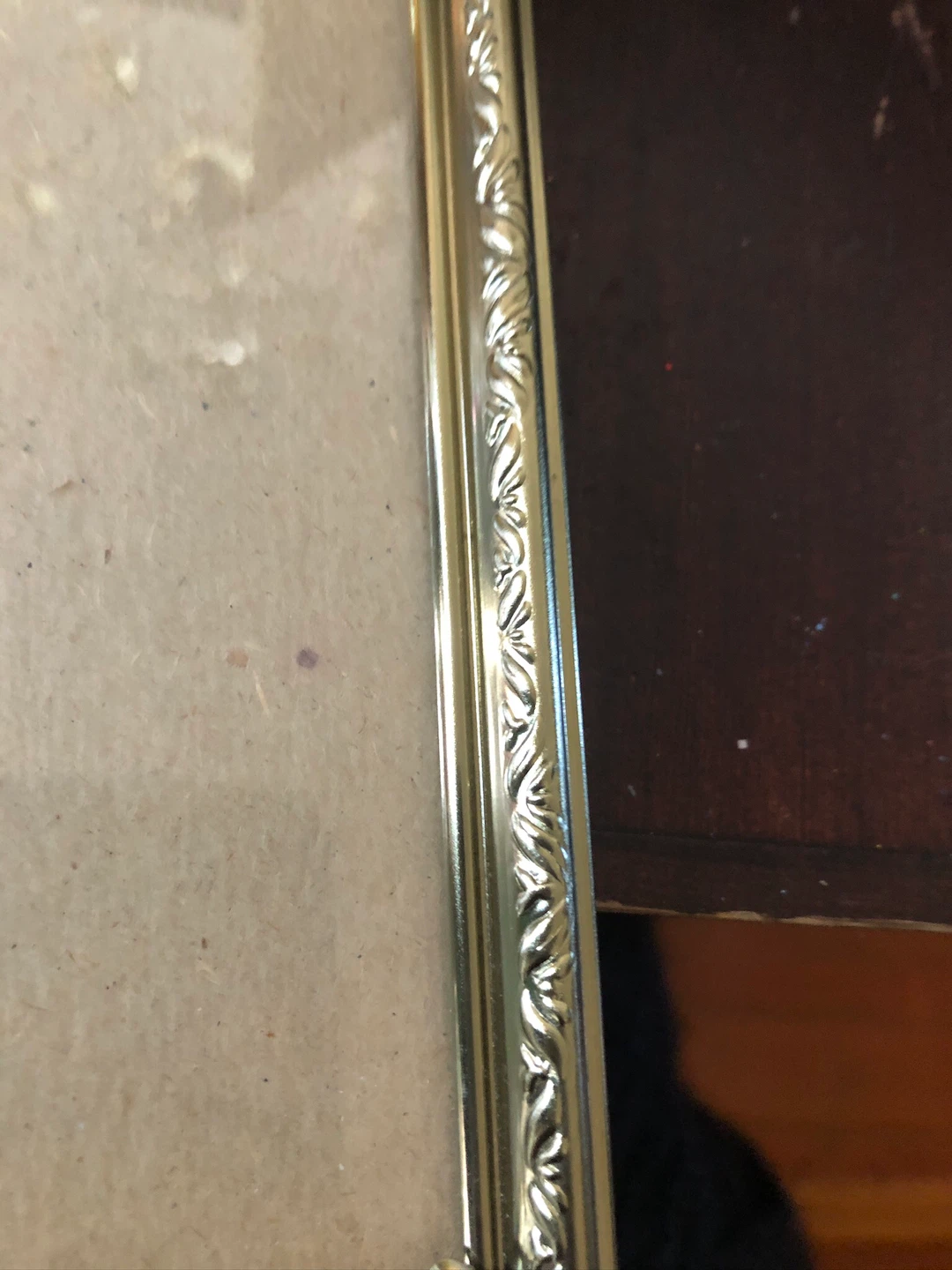 Vintage Brass Double Table Top Picture Frames. (2) 8x10 - photo 2