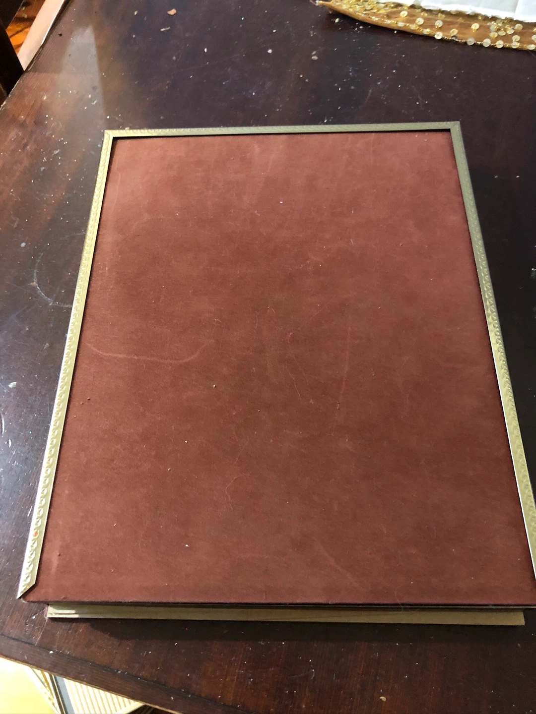 Vintage Brass Double Table Top Picture Frames. (2) 8x10 - photo 3
