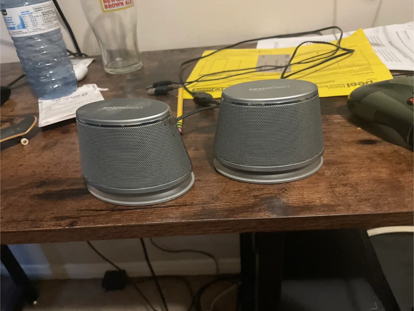 AmazonBasics Speakers - Silver