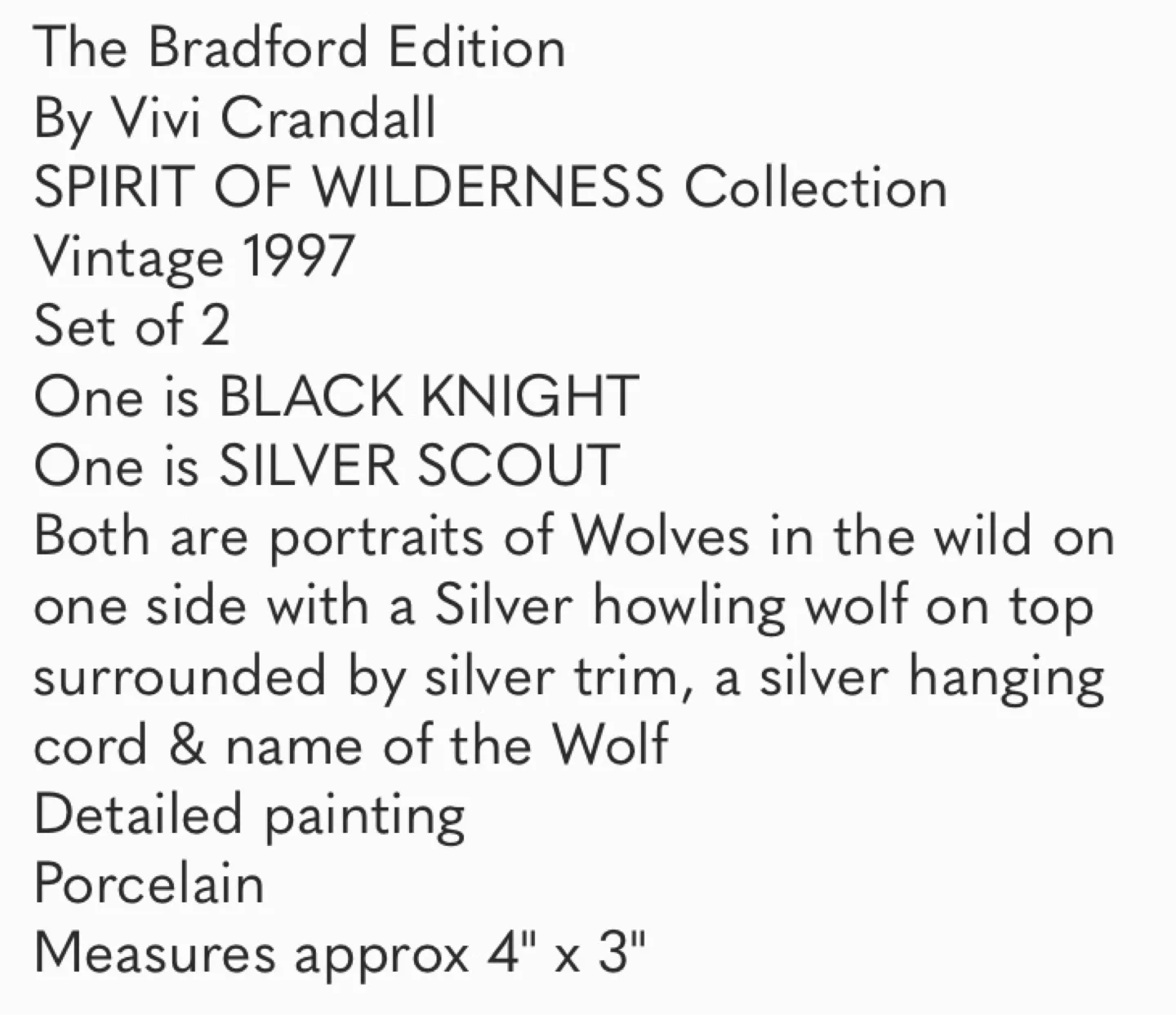 Bradford Editions Silver Scout & Black Knight Ornaments image indicator(7)